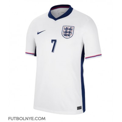 Camiseta Inglaterra Bukayo Saka #7 Primera Equipación Eurocopa 2024 manga corta Camiseta Inglaterra Bukayo Saka #7 Primera Equipación Eurocopa 2024 manga corta
